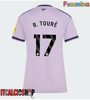 Newcastle United Bazoumana Toure #17 Terza Maglia Femmina 2026-27 Manica Corta